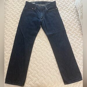 GAP Men's Relaxed Fit Dark Blue Jeans